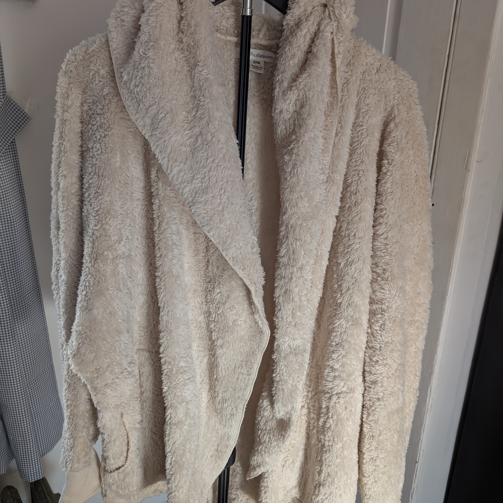 JohnPaulRichard Cream Teddy Jacket